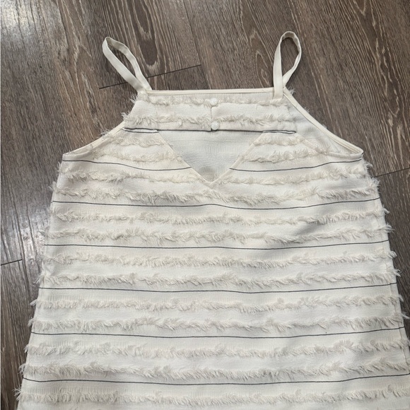 Anthropologie Maeve Cream Fringe Camisole - Picture 2 of 4